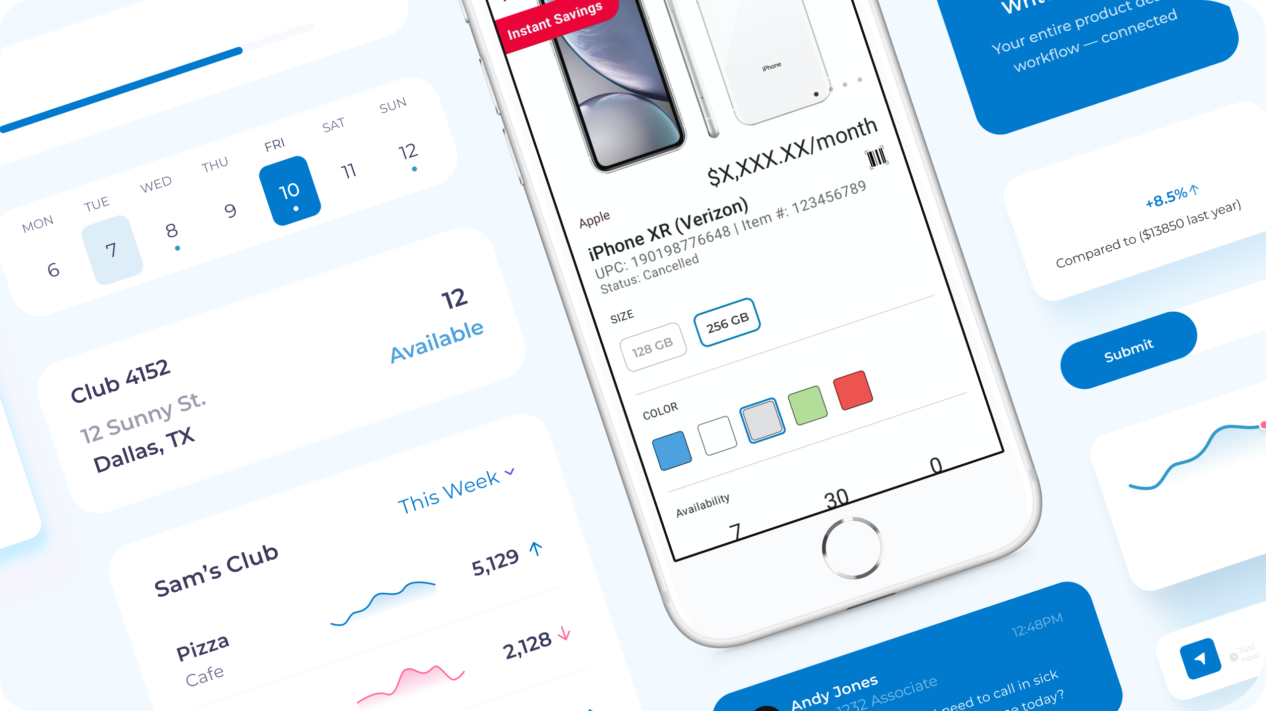 Ask Sam Voice AI Assistant Interface